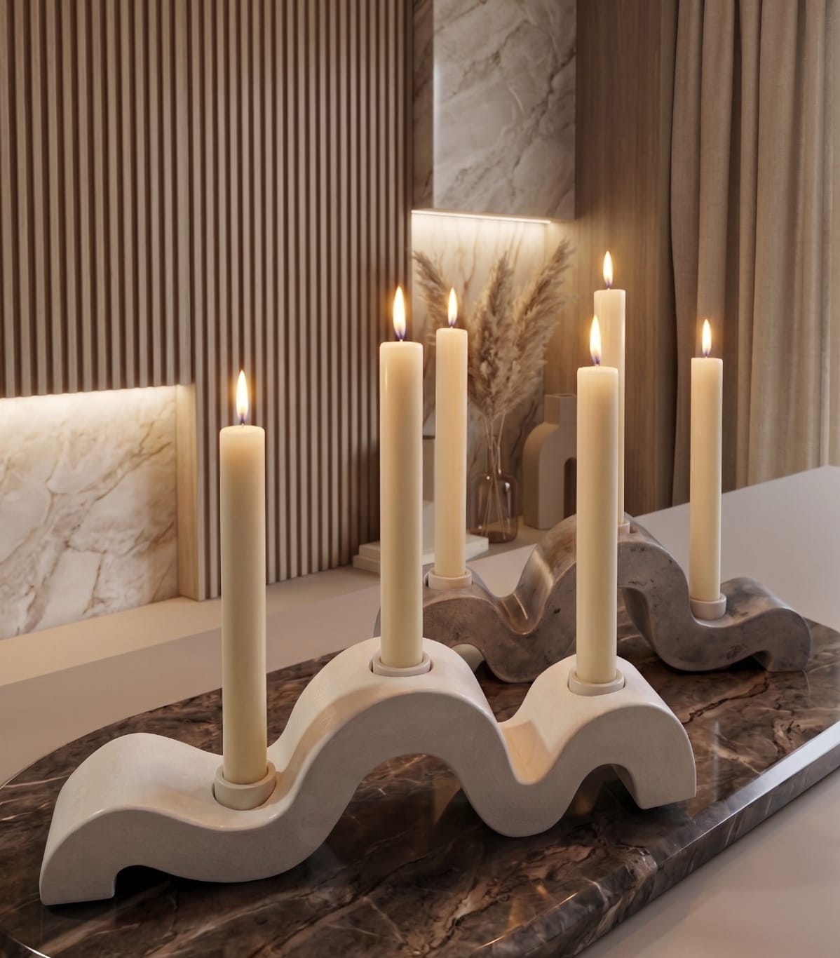 Candelabro ondas